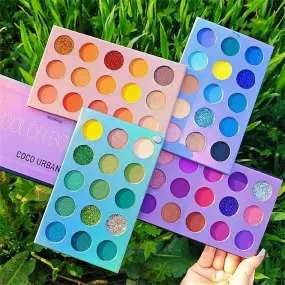 60 Colors Eyeshadow Palette Matte Shimmer Waterproof & Long-lasting Glitter Eyeshadow Palette