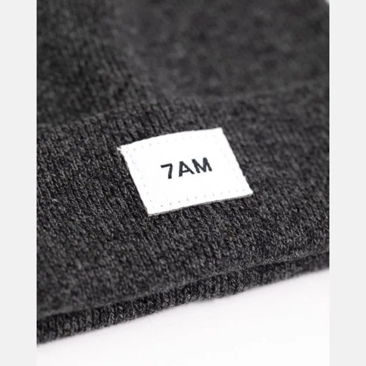 7AM Beanie Heather - Black