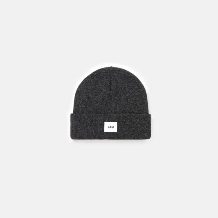 7AM Beanie Heather - Black