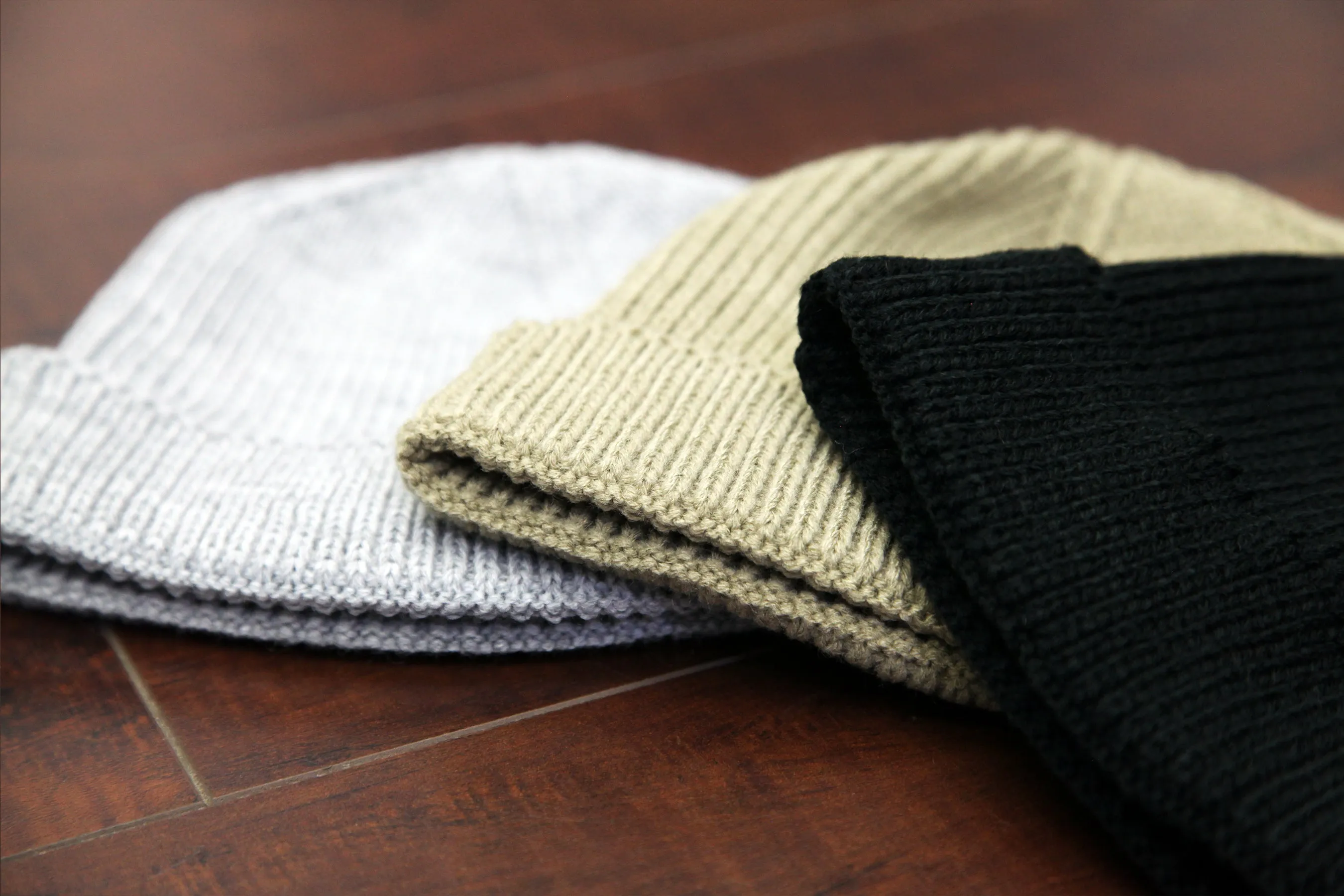 Academy Fits Short Skater Knit Beanie Cap 6001