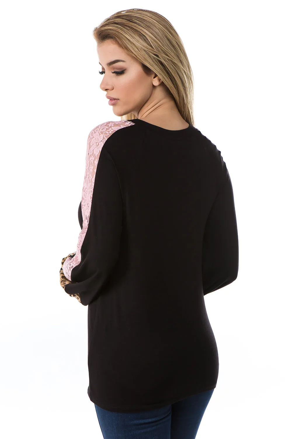 ADIRA LONG SLEEVE TOP (BLACK)- VT2694