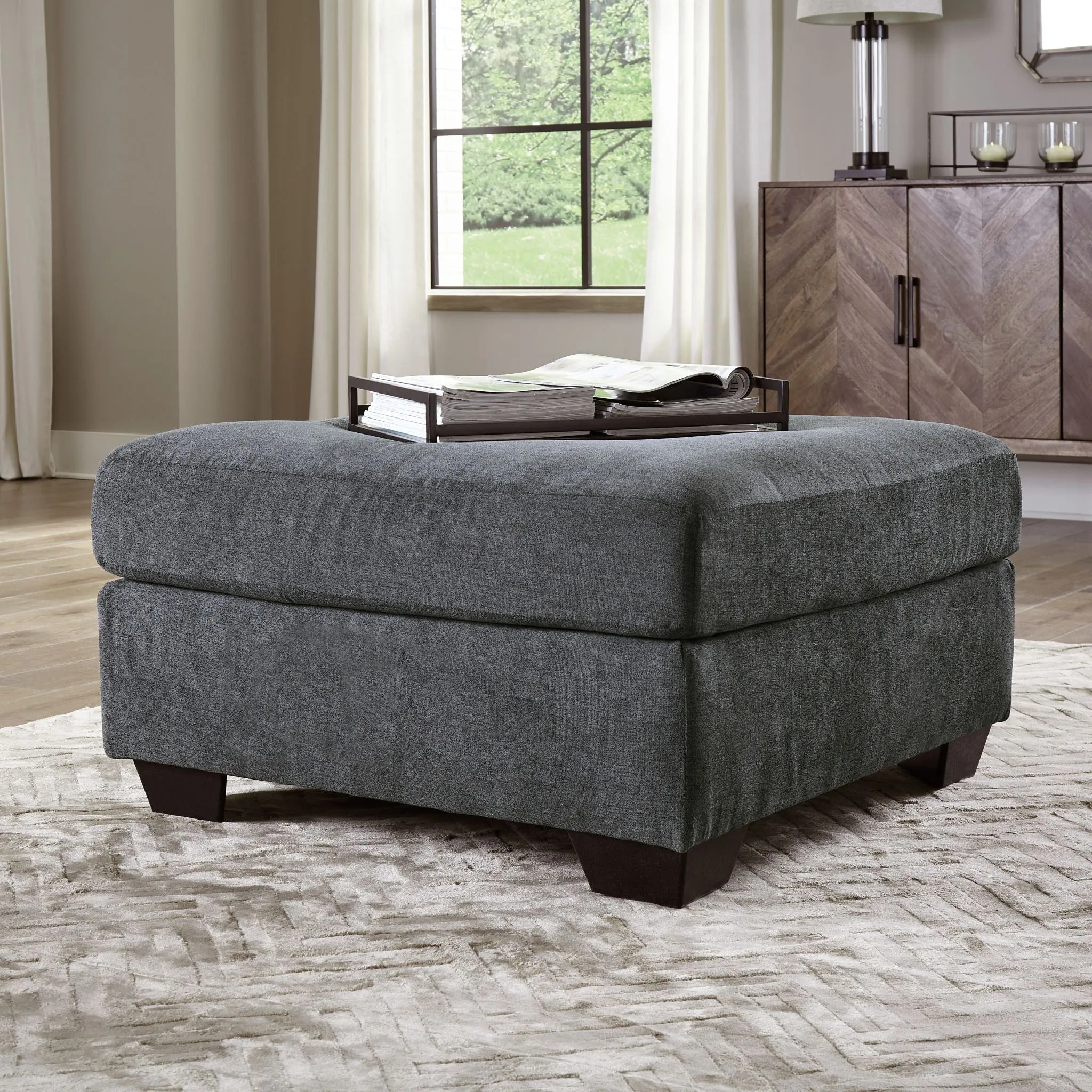 Ambrielle Oversized Accent Ottoman