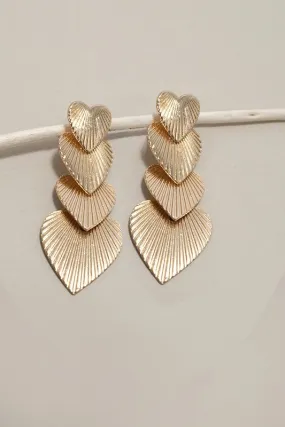 Amy Heart Layer Earrings