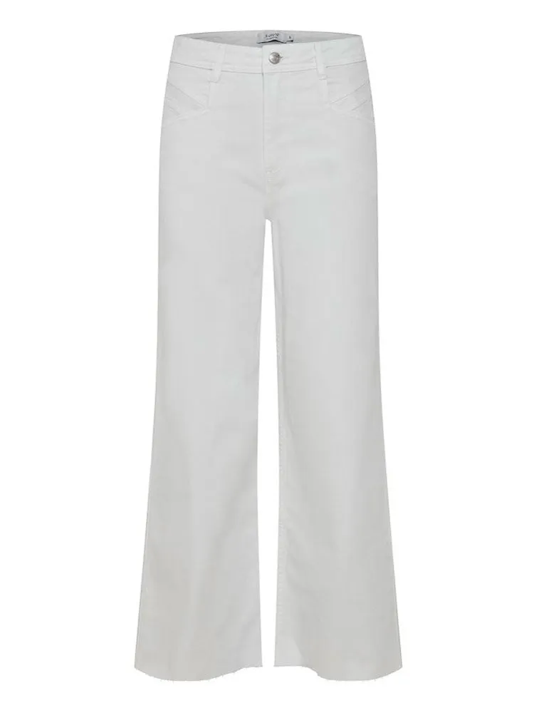 B Young ByKato ByKelona Wide Jeans Off White