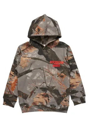 Boys Tobby Tree Camo Graphic Hoodie