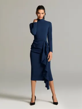 Brenna Turtleneck Midi Dress