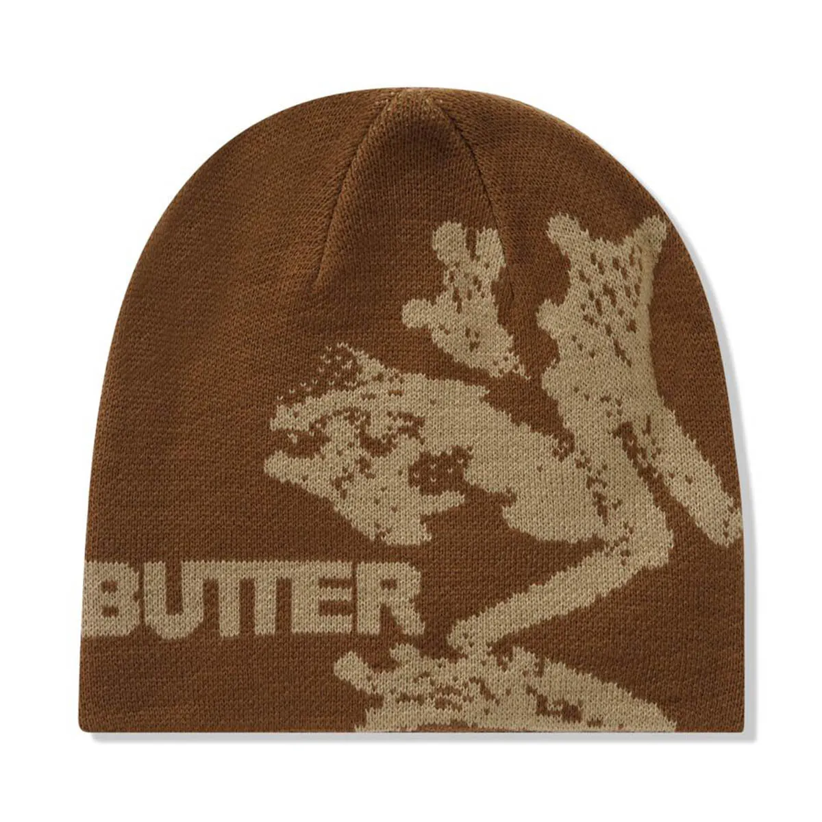 Butter Goods - Amphibian Skull Beanie Brown