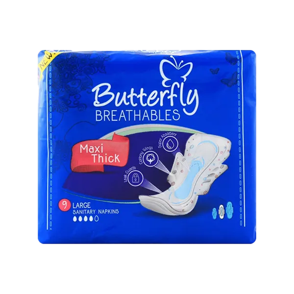 BUTTERFLY BREATHABLES MIXI THICK 9 LARGE