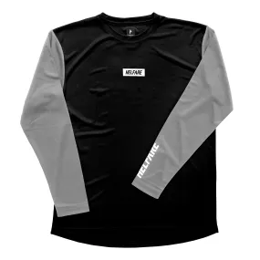 Cadence Long Sleeve Jersey | Black & Grey Sleeve