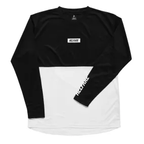 Cadence Long Sleeve Jersey | Black & White