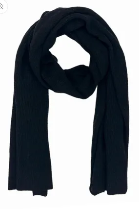 Cashmere Blend Scarf | Black