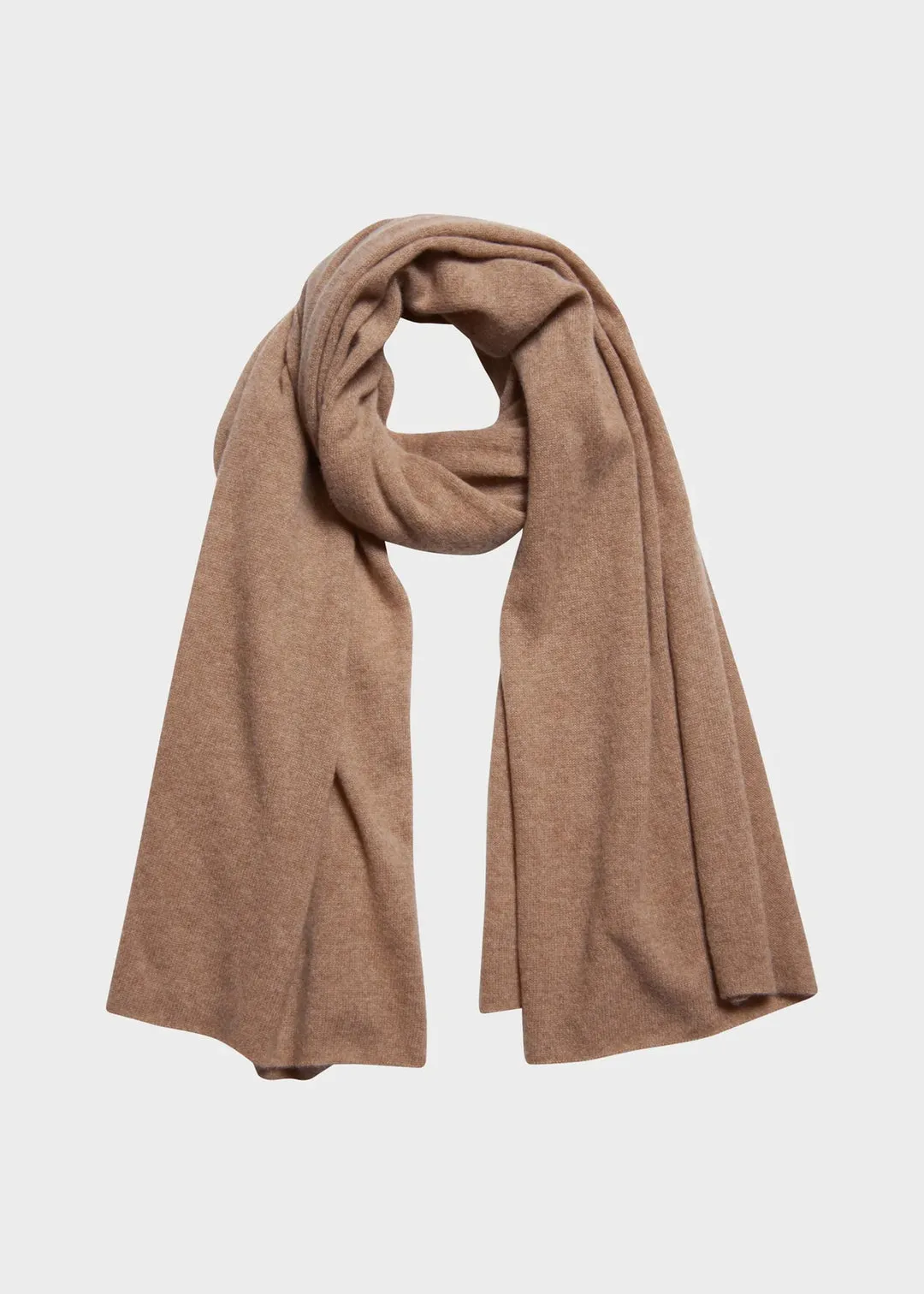 Cashmere Travel Wrap Camel