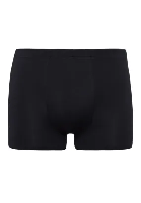 Cotton Superior Long Leg Boxer Brief | Black 73090-199