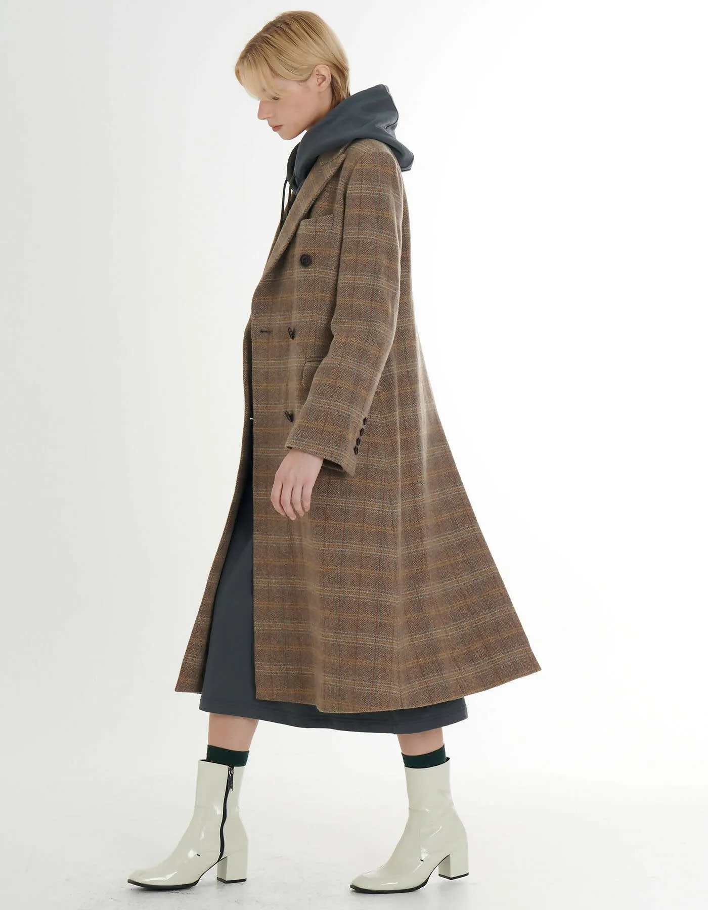 Double-Breasted Wool Coat