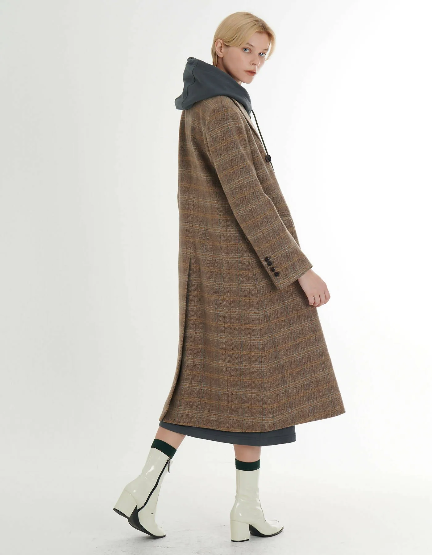 Double-Breasted Wool Coat