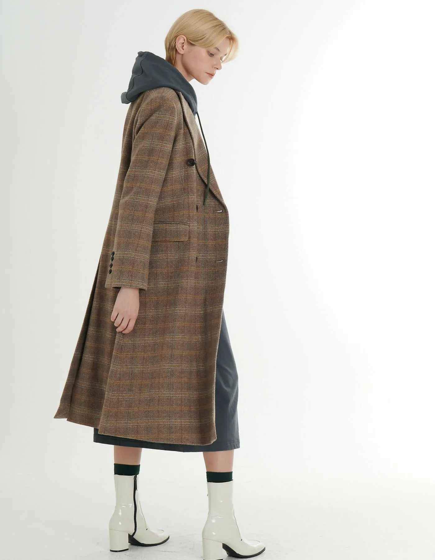 Double-Breasted Wool Coat