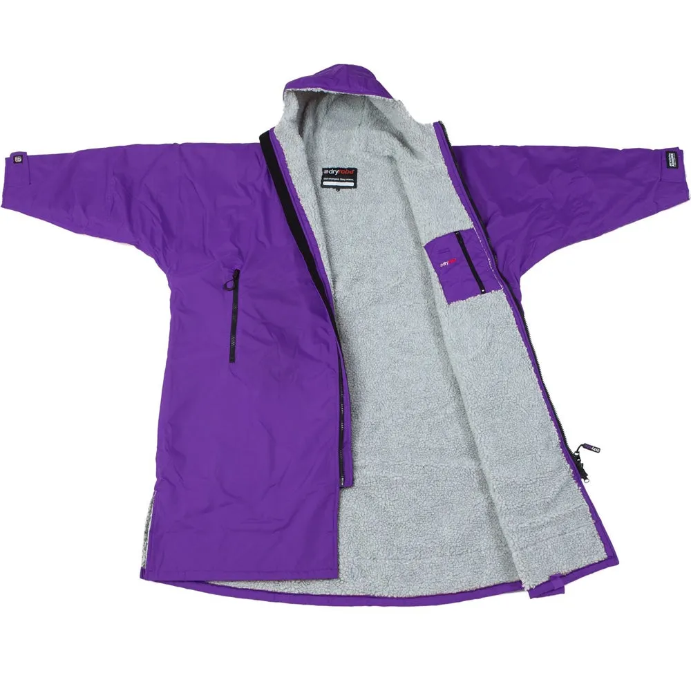 Dry Robe Advance Long Sleeve Purple Grey - Large