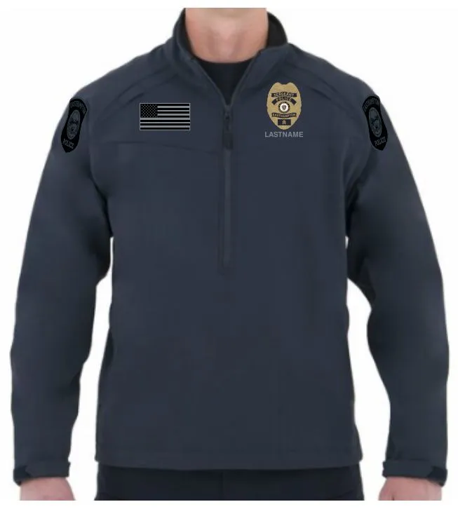 EHPD22- First Tactical Men's Soft Shell 1/2 Zip Midnight Navy