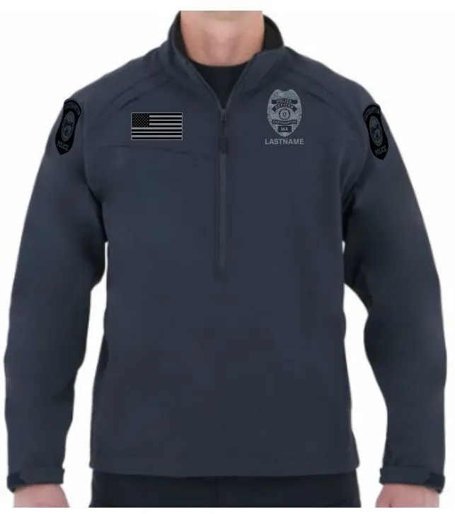 EHPD22- First Tactical Men's Soft Shell 1/2 Zip Midnight Navy