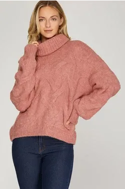 FINAL SALE Tenley Turtleneck Sweater Top