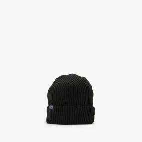 Fishermans Rolled Beanie Black