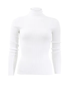 Fitted Turtleneck Top