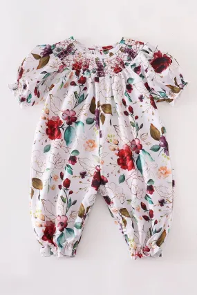 Floral Ruffle Romper