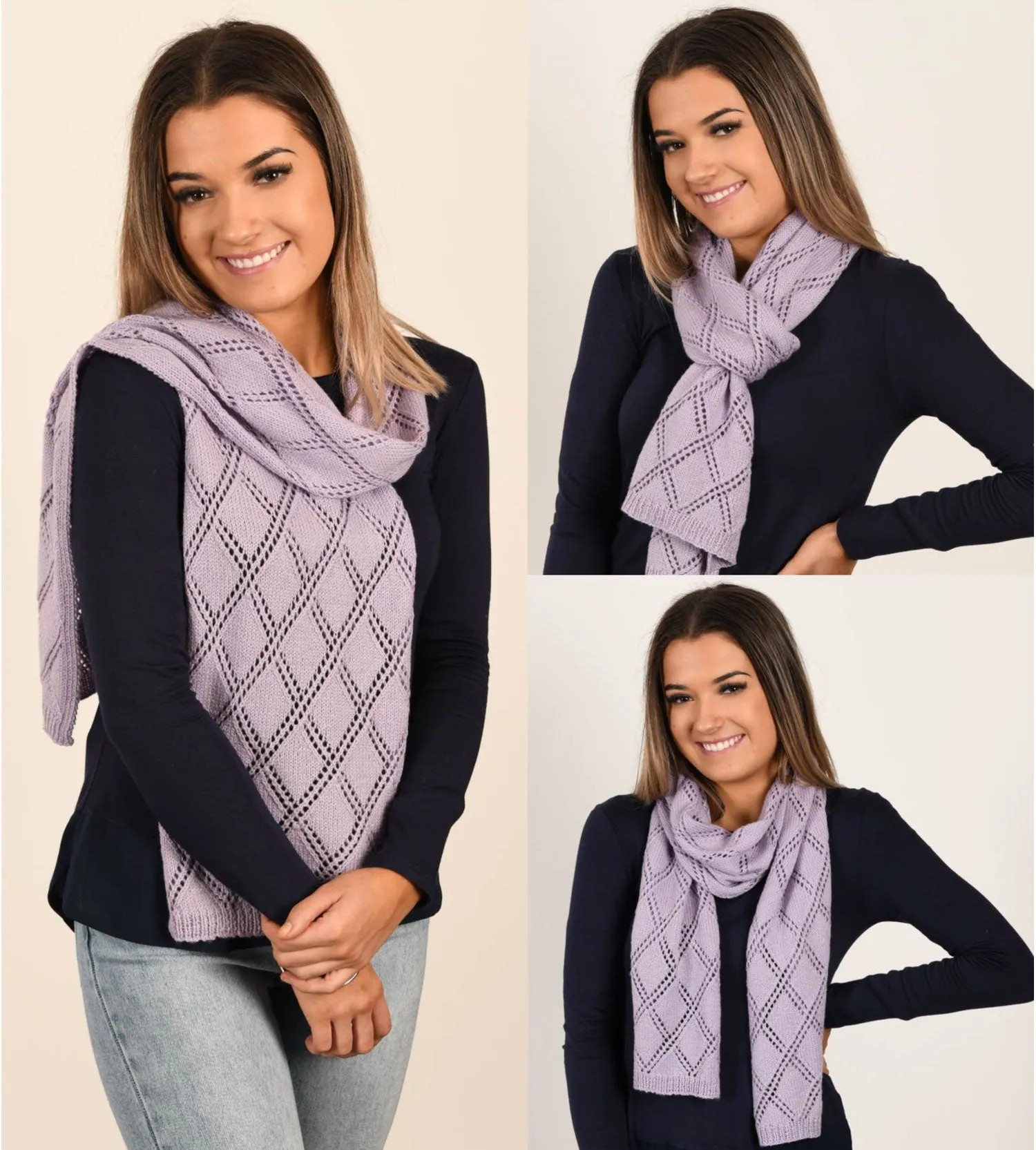 FREE Diamond Scarf Pattern