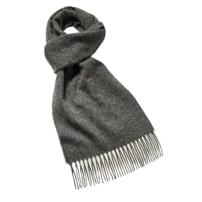 Grey Merino Wool Scarf