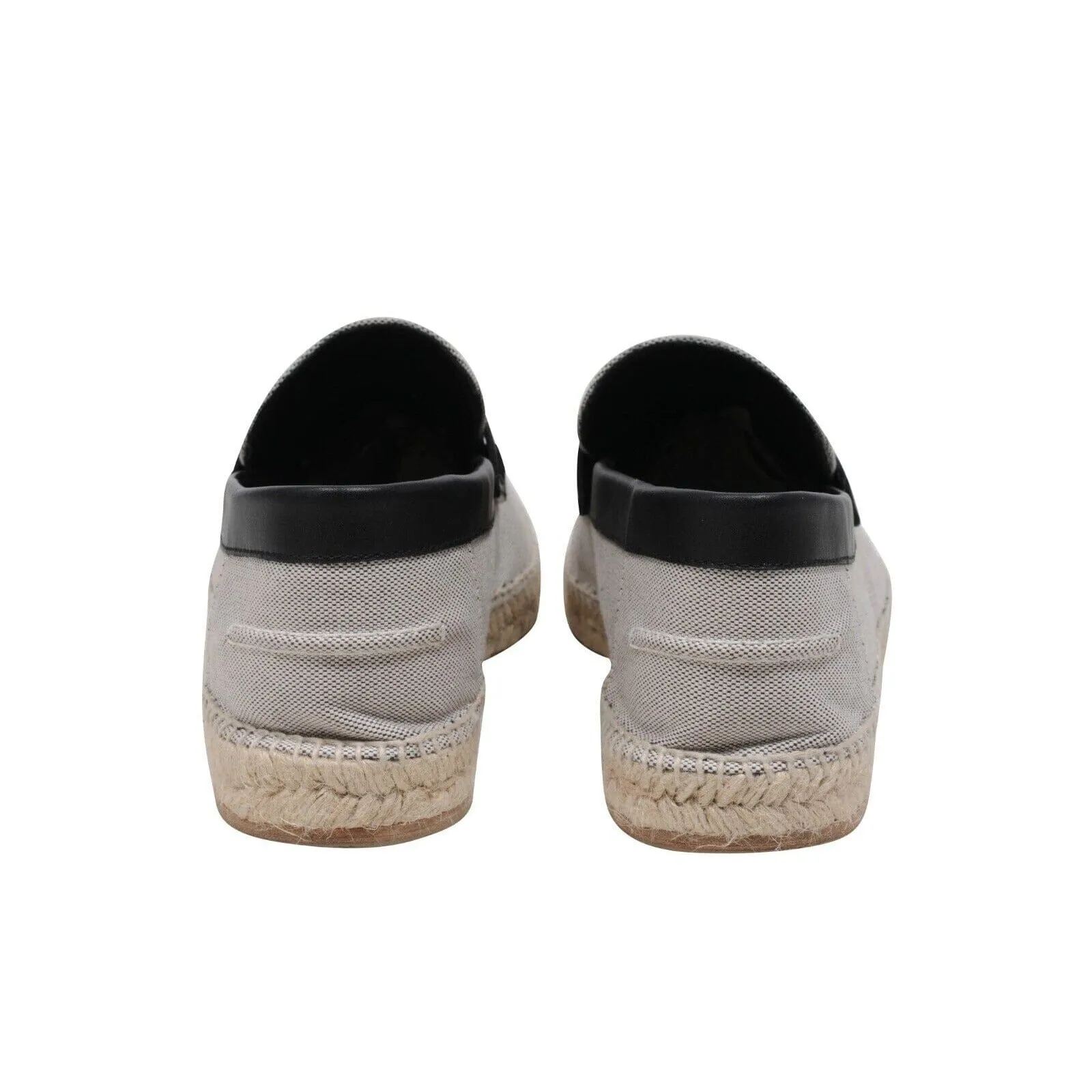 Grey Toile Canvas Trip Espadrilles