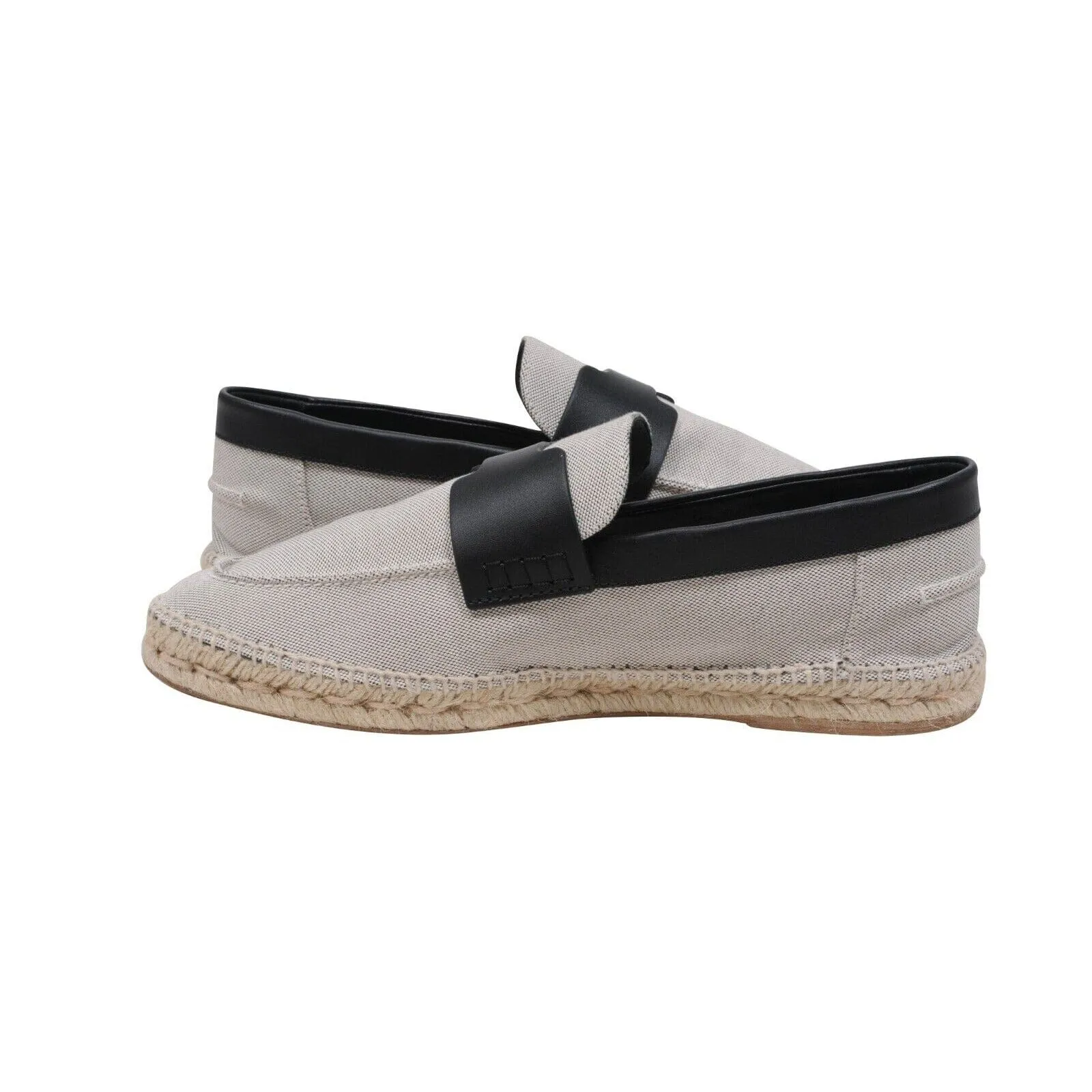 Grey Toile Canvas Trip Espadrilles