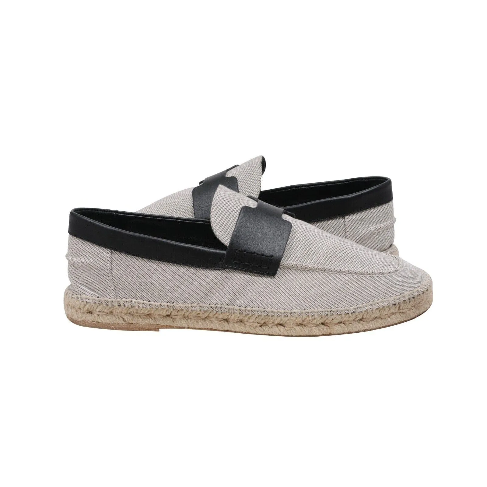 Grey Toile Canvas Trip Espadrilles