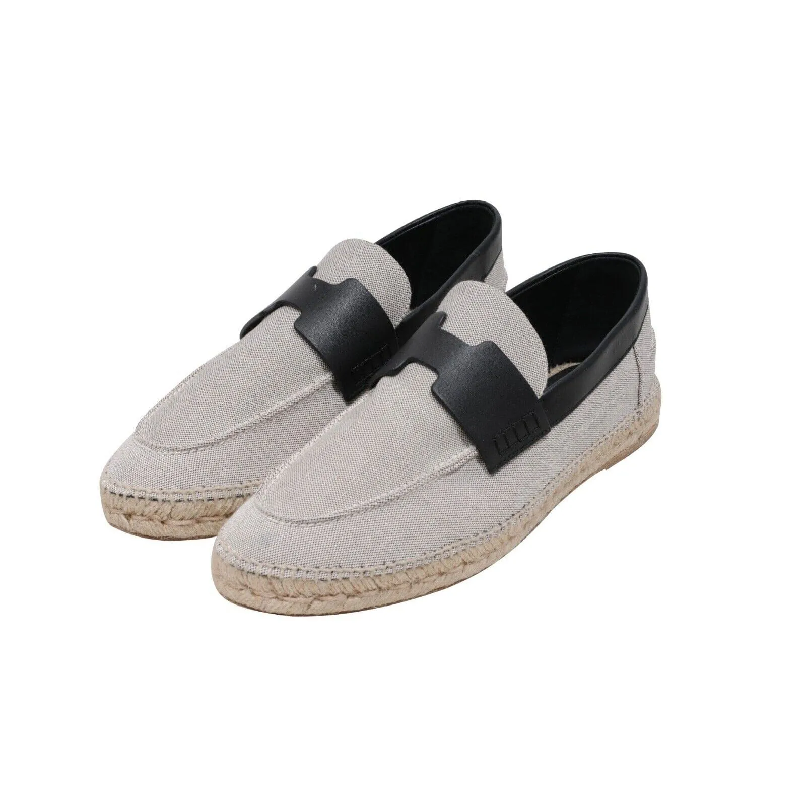 Grey Toile Canvas Trip Espadrilles