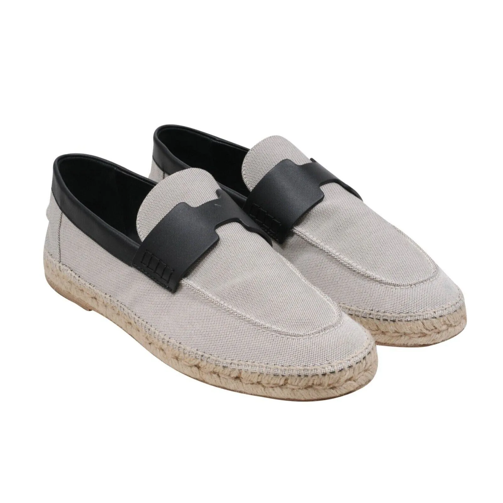 Grey Toile Canvas Trip Espadrilles