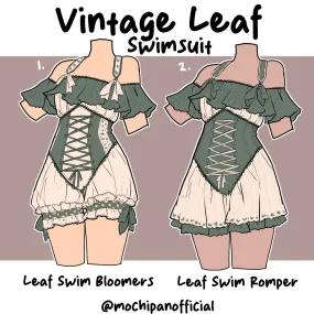 (Interest Check) Vintage Leaf Swimsuits