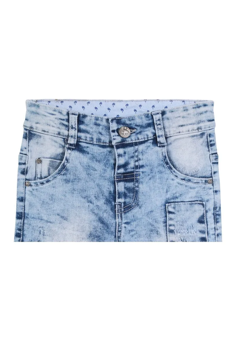 Jeans Floater Jr. Bebé Denim celeste Black and Blue