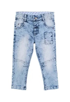 Jeans Floater Jr. Bebé Denim celeste Black and Blue