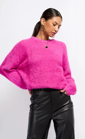 Jessica Knit Jumper (Fuchsia Pink)