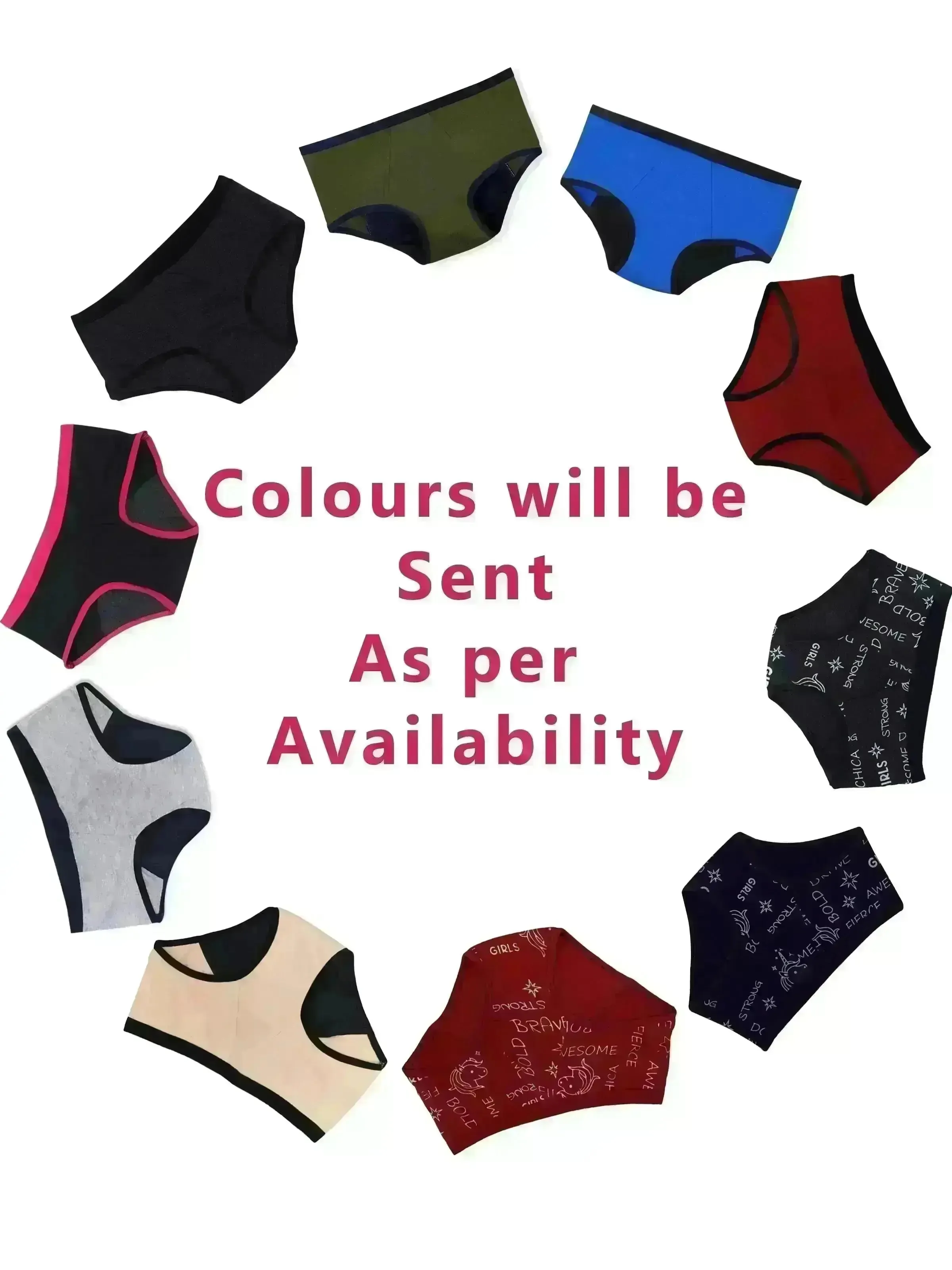 LEAKPROOF & REUSABLE PERIOD UNDERWEAR | SOLID BLACK | ANTIMICROBIAL LINING | NO PAD NEEDED