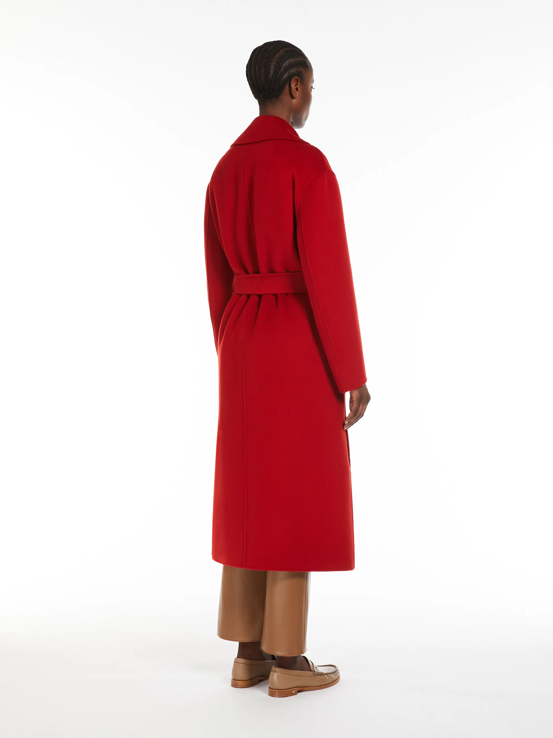 Livia wool wrap coat