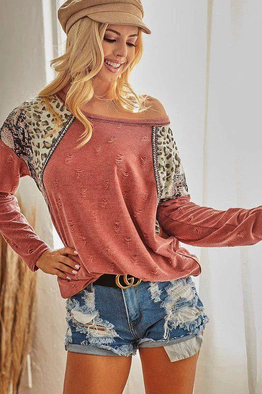 Long Sleeve Knit Top