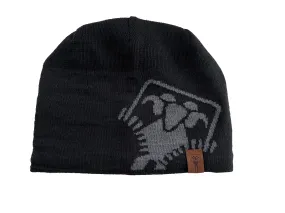 MERINO-BEANIE GRÜEZI BAG-LOGO -  Black