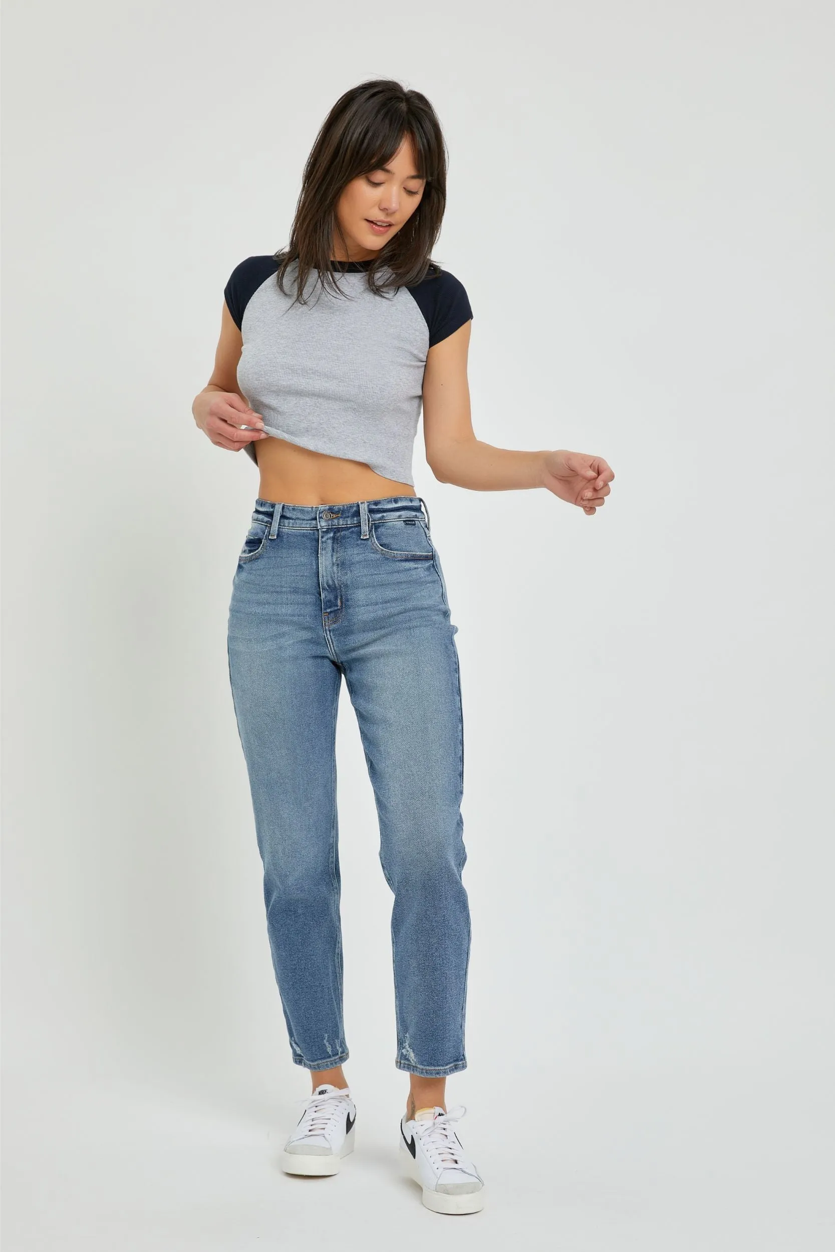 Mia High Rise Mom Jean