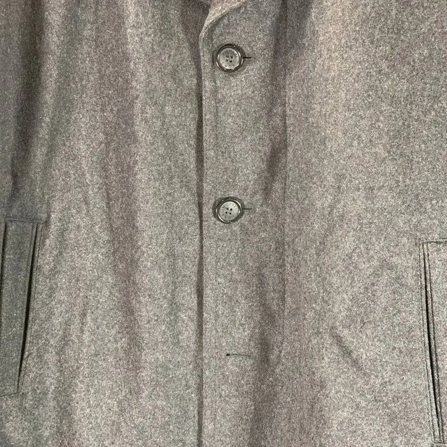 MICHAEL MICHAEL KORS Men's Charcoal Woolblend Button-Up Coat SZ 2XL