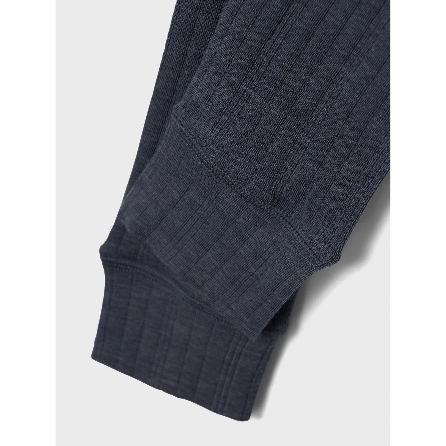 Name It Ombre Blue Wang Wool Needle Long Johns Solid