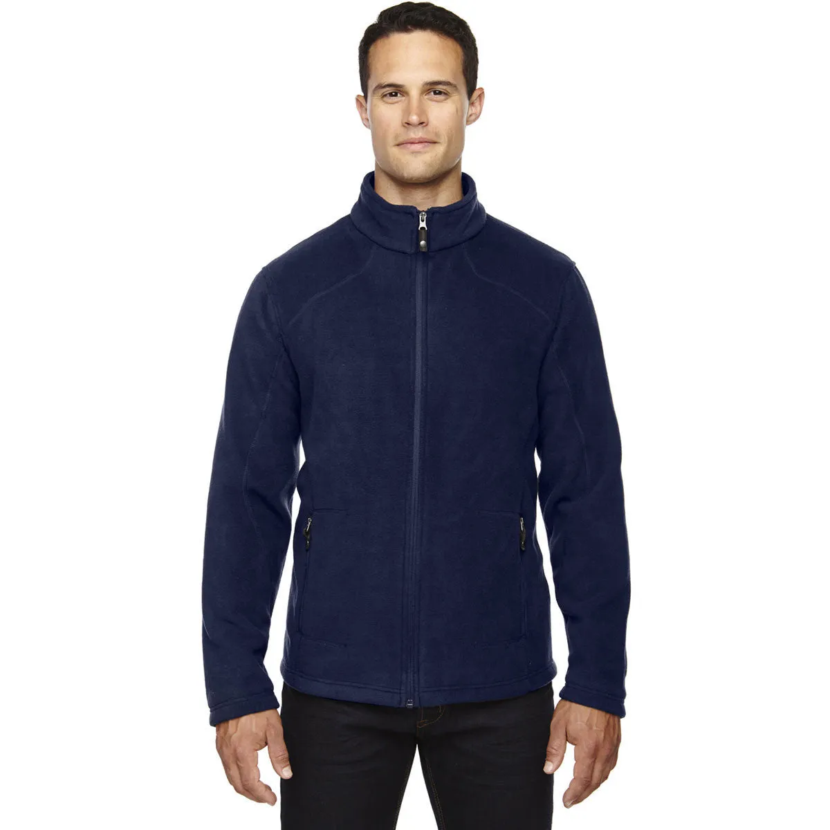 North End Men's Classic Navy Tall Voyage Fleece Jacket