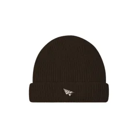 Paper Planes Wharfman Beanie (Dark Brown)