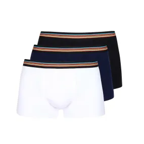 Paul Smith Trunk 3 Pack Underwear in Black Navy White