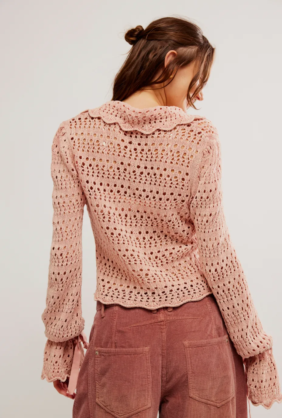 Pointelle Pullover