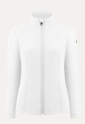 Poivre Blanc Micro Fleece Jacket in White